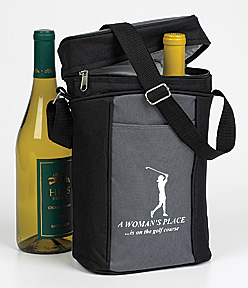 WINE BOTTLE HOLDER w/  A WOMAN'S PLACE DESIGN